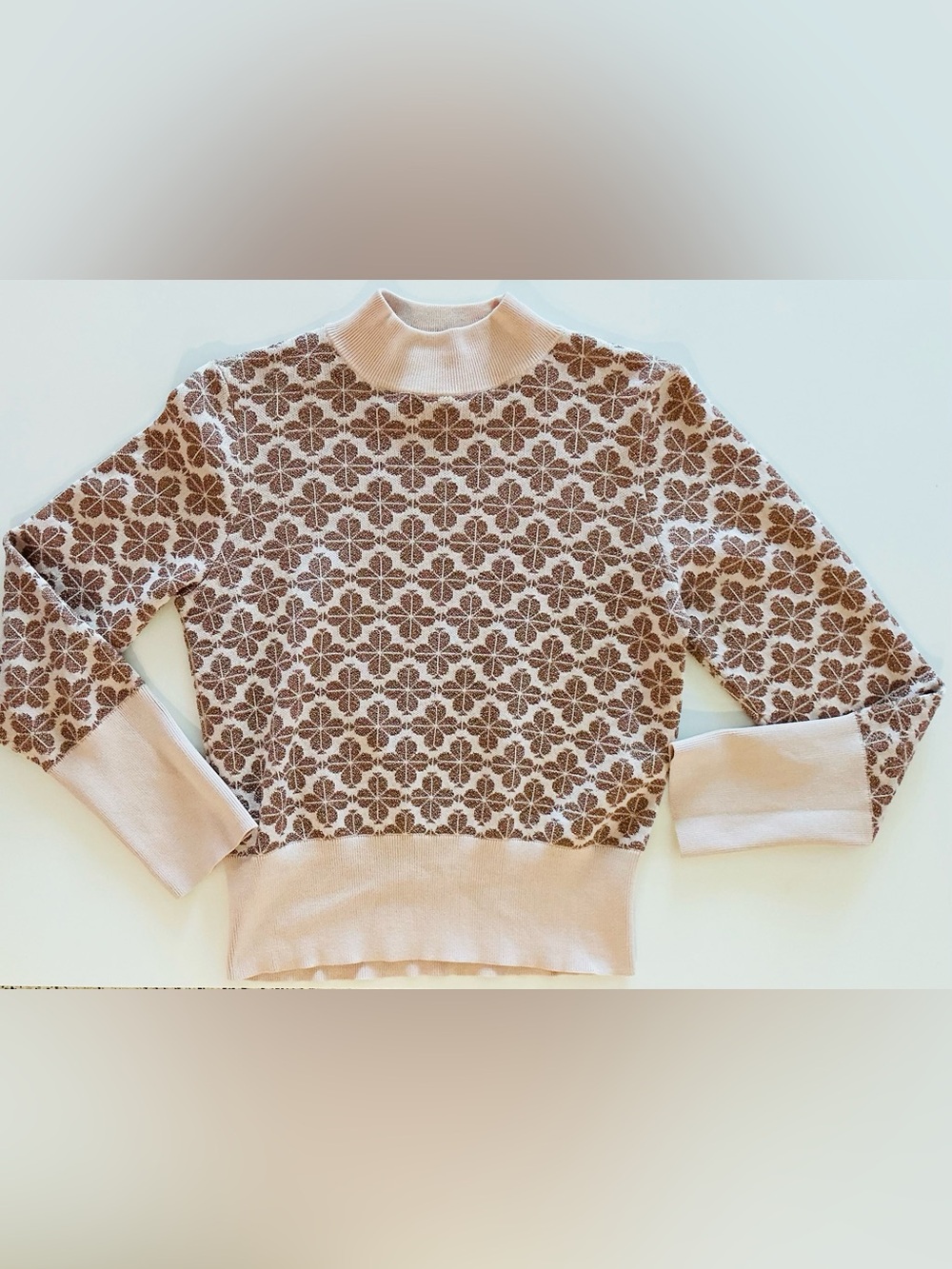 Kate Spade Spade Floral Sweater Sz Small - Picture 5 of 7